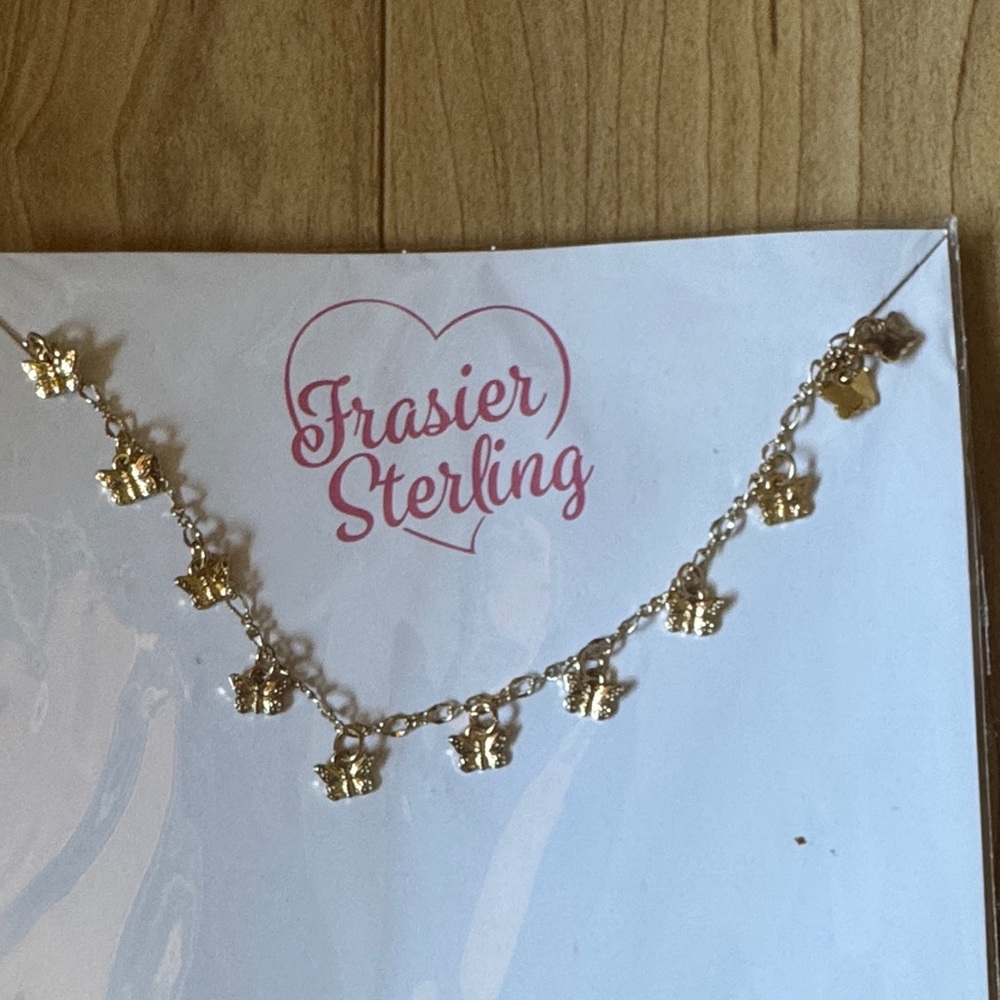NWT FRASIER STERLING BUTTERFLY Necklace